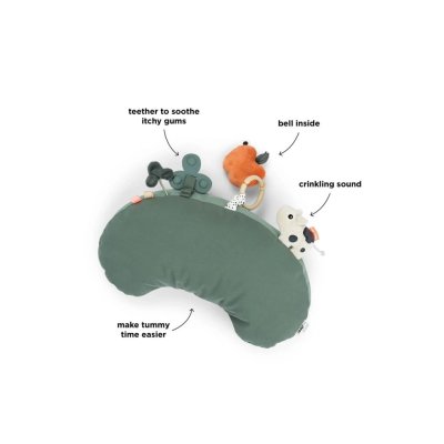 Done by Deer Aktivní polštář Tiny Farm - Zelený - obrázek