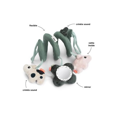 Done by Deer Aktivní spirála Tiny Farm - Zelená - obrázek