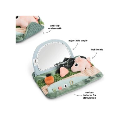 Done by Deer Aktivní zrcadlo na podlahu Tiny Farm - Mix barev - obrázek