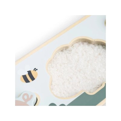 Done by Deer Dřevěné puzzle Tiny Farm - Mix barev - obrázek