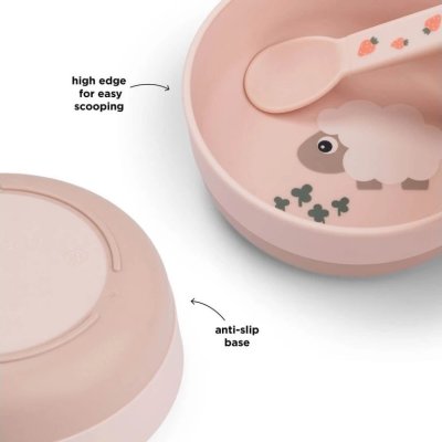 Done by Deer Foodie Miska Tiny Farm - Růžová - obrázek