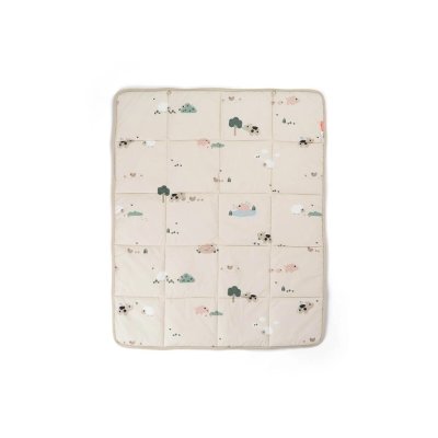 Done by Deer Hrací podložka Tiny Farm - Písková - obrázek