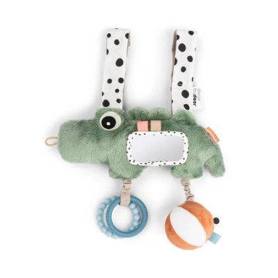 Done by Deer Hračka na kočárek Croco - Zelená - obrázek