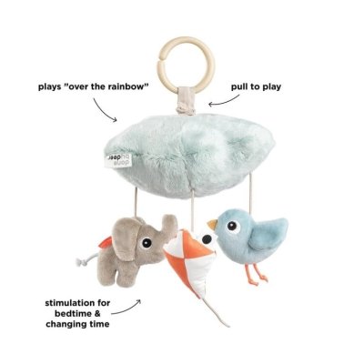 Done by Deer Hudební hračka Playground - Modrá - obrázek