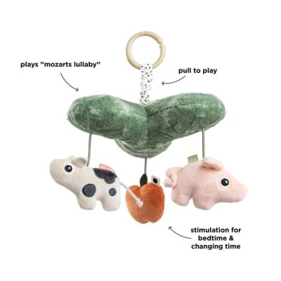 Done by Deer Hudební hračka Tiny Farm - Mix barev - obrázek