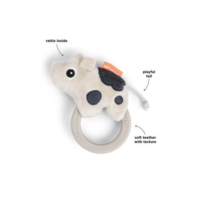 Done by Deer Senzorické chrastítko Dotti - Pískové - obrázek