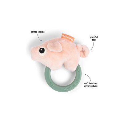 Done by Deer Senzorické chrastítko Pigee - Mix barev - obrázek