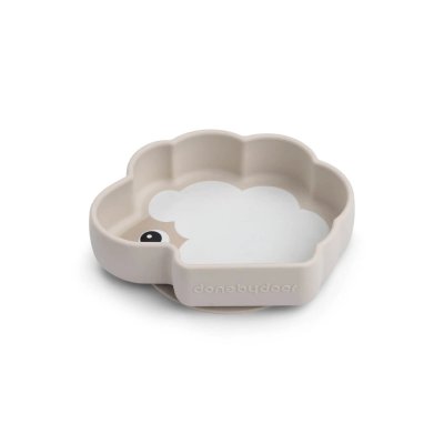 Done by Deer Silikonová miska Stick and Stay Sheepy - Písková - obrázek