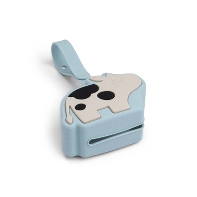 Done by Deer Silikonové pouzdro na dudlík Dotti - Modré - obrázek