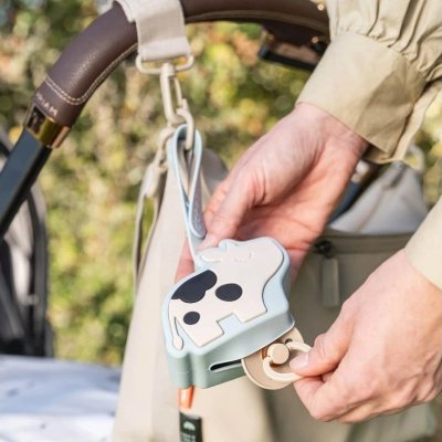 Done by Deer Silikonové pouzdro na dudlík Dotti - Modré - obrázek