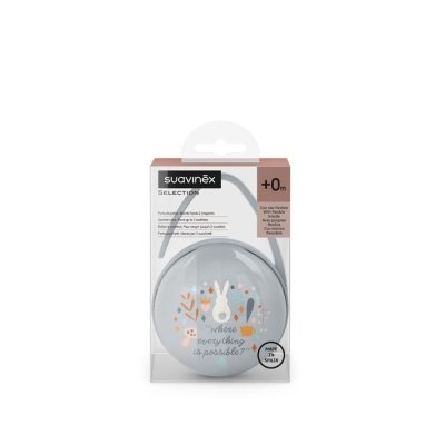 Suavinex Wonderland Duo Krabička na šidítko - Tmavě modrá - obrázek