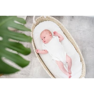 Ahojbaby přebalovací košík pro miminko Smart Basket + podložka - Natural - obrázek