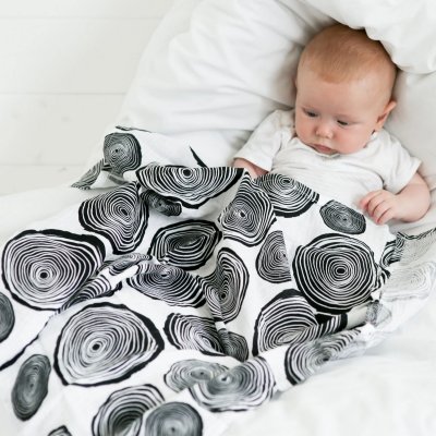 Etta Loves Senzorické mušelínové pleny 3 ks - Plant Print - obrázek