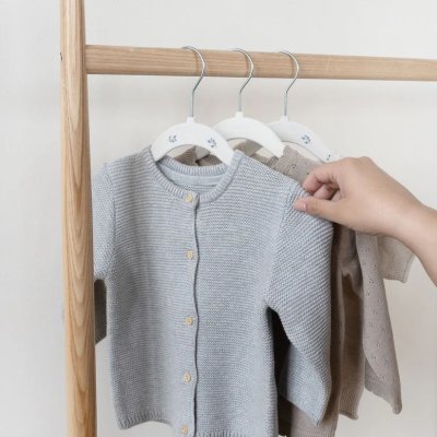 3 Sprouts Ramínka Velvet 15 ks - Blueberry/Cream - obrázek