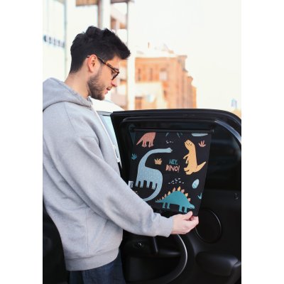 Leokid Sluneční clony do auta 2 ks - Hey Dino - obrázek