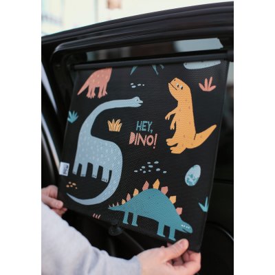 Leokid Sluneční clony do auta 2 ks - Hey Dino - obrázek