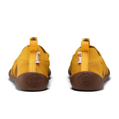 Affenzahn Dětské nazouvací barefoot boty Slipper Knit Finky - Tiger, vel. 23 - obrázek
