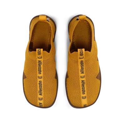 Affenzahn Dětské nazouvací barefoot boty Slipper Knit Finky - Tiger, vel. 29 - obrázek