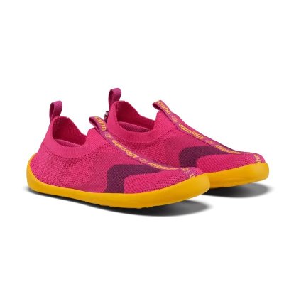 Affenzahn Dětské nazouvací barefoot boty Slipper Knit Finky - Bird, vel. 24