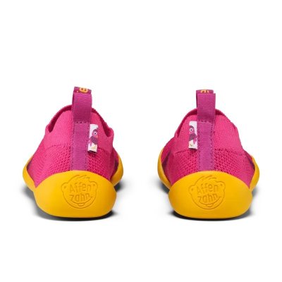 Affenzahn Dětské nazouvací barefoot boty Slipper Knit Finky - Bird, vel. 28 - obrázek