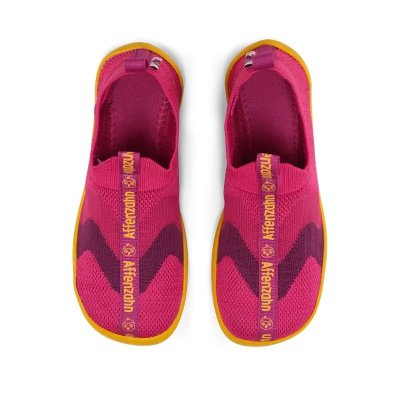 Affenzahn Dětské nazouvací barefoot boty Slipper Knit Finky - Bird, vel. 29 - obrázek