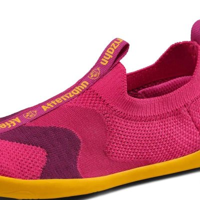 Affenzahn Dětské nazouvací barefoot boty Slipper Knit Finky - Bird, vel. 30 - obrázek