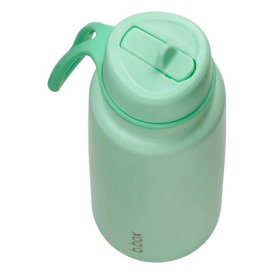 b.box Nerezová termoláhev s brčkem 1000 ml - Spearmint - obrázek