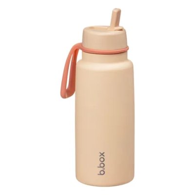 b.box Nerezová termoláhev s brčkem 1000 ml - Melon Mist - obrázek