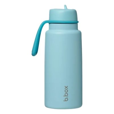 b.box Nerezová termoláhev s brčkem 1000 ml - Lagoon