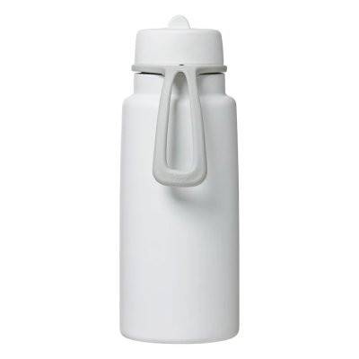 b.box Nerezová termoláhev s brčkem 1000 ml - White Out - obrázek