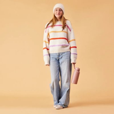 b.box Nerezová termoláhev s brčkem 1000 ml - Berry Smoothie - obrázek