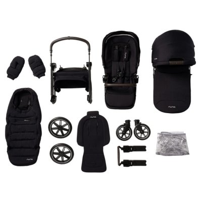 Nuna Kombinovaný kočárek Triv LX + Lytl + Winter Set - Caviar - obrázek