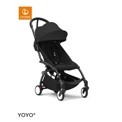 Stokke Yoyo3 Sportovní kočárek + DÁREK Jetkids Bedbox - Black/Black/Hazy Lilac - obrázek