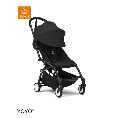 Stokke Yoyo3 Sportovní kočárek + DÁREK Jetkids Bedbox - Black/Black/Hazy Lilac - obrázek