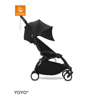 Stokke Yoyo3 Sportovní kočárek + DÁREK Jetkids Bedbox - Black/Black/Hazy Lilac - obrázek