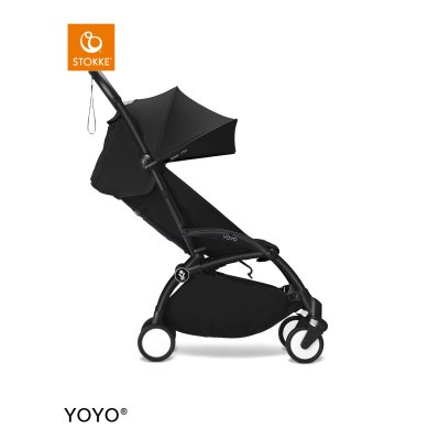 Stokke Yoyo3 Sportovní kočárek + DÁREK Jetkids Bedbox - Black/Black/Hazy Lilac - obrázek