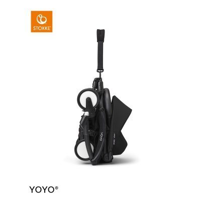 Stokke Yoyo3 Sportovní kočárek + DÁREK Jetkids Bedbox - Black/Black/Hazy Lilac - obrázek