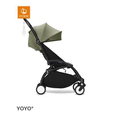 Stokke Yoyo3 Sportovní kočárek + DÁREK Jetkids Bedbox - Black/Olive/Sea Green - obrázek