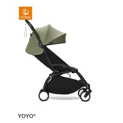 Stokke Yoyo3 Sportovní kočárek + DÁREK Jetkids Bedbox - Black/Olive/Sea Green - obrázek