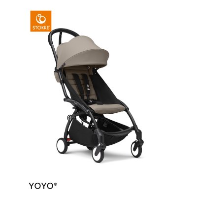 Stokke Yoyo3 Sportovní kočárek + DÁREK Jetkids Bedbox - Black/Taupe/Moonglow White - obrázek
