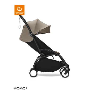 Stokke Yoyo3 Sportovní kočárek + DÁREK Jetkids Bedbox - Black/Taupe/Moonglow White - obrázek