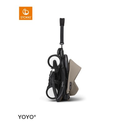 Stokke Yoyo3 Sportovní kočárek + DÁREK Jetkids Bedbox - Black/Taupe/Moonglow White - obrázek