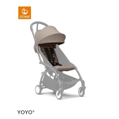 Stokke Yoyo3 Rám kočárku + DÁREK Textilní set - Black - obrázek