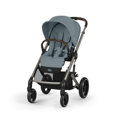 Cybex Výhodný set Balios + Lůžko + Autosedačka se základnou Black - Stormy Blue - obrázek