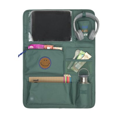 Lässig Kapsář do auta Wrap-to-Go Little Gang - Dark Green - obrázek