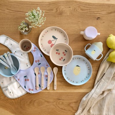 Lässig Set nádobí z celulózy Happy Fruits - Cherry - obrázek