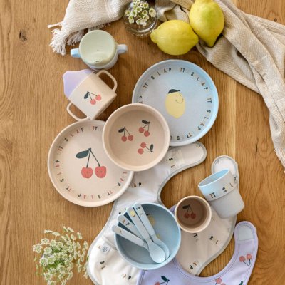 Lässig Set nádobí z celulózy Happy Fruits - Lemon - obrázek