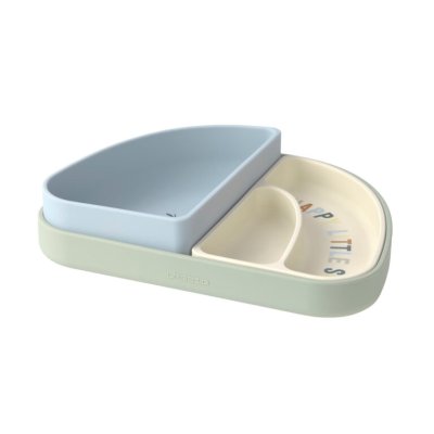 Lässig Set dětského nádobí ze silikonu Happy Fruits - Lemon - obrázek