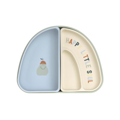 Lässig Set dětského nádobí ze silikonu Happy Fruits - Lemon