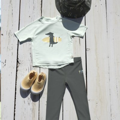 Lässig Rahguard s krátkým rukávem Crocodile - Sea Foam, 13 - 18 m - obrázek